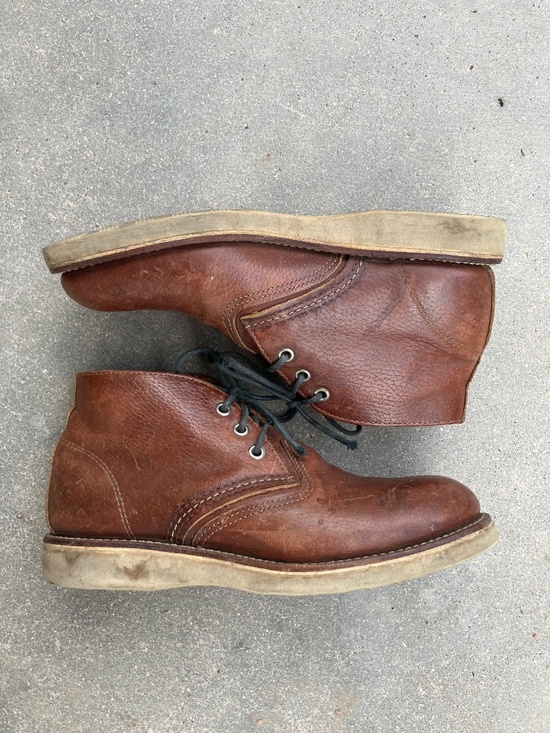 Red Wing 3141 Work Chukka Sz 7US Brown Leather Shoes